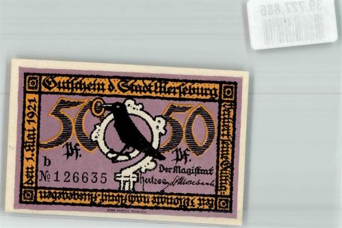Merseburg 1921 50 Pfennig