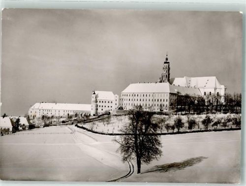 Neresheim Kirche Abtei Winter