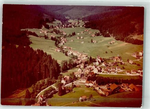 Buhlbach Foto Original aus Archiv eines Ansichtskartenverlags Vogelschau Ort handschriftlich