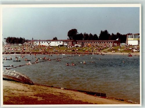 Wissel Schwimmbad Ort handschriftlich Foto Original aus Archiv eines Ansichtskartenverlags