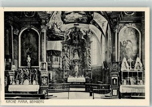 Maria Beinberg Altarraum der Wallfahrtskirche Maria Beinberg
