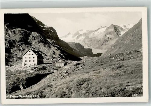 Franz Senn Hütte 1940 Hüttenstempel Feldpost WK II