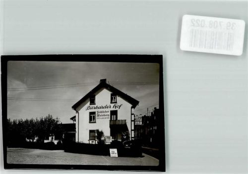 Klingenberg Gasthaus Burkarder Hof Foto Original aus Archiv eines Ansichtskartenverlags Ort handschriftlich