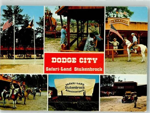 Stukenbrock Dodge City Safari-Land Westernstadt Oldtimer Pony