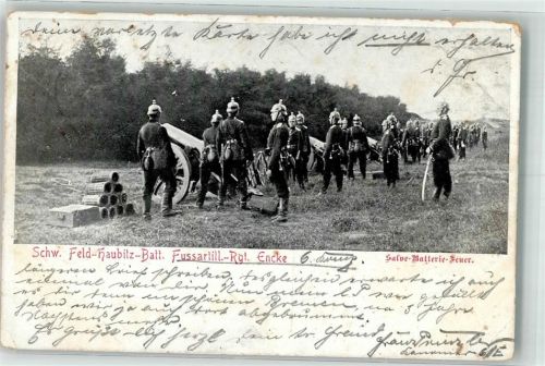 1906 Schw. Feld-Haubitz-Batt. Fussartill.-Rgt. Encke