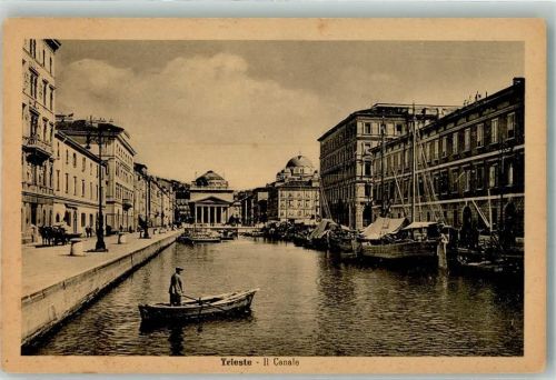 Trieste / Triest / Trst 1946 Kanal Hafen