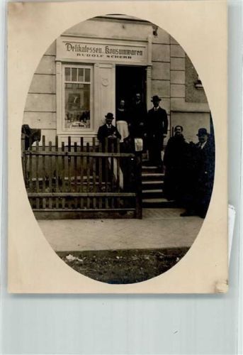 Delikatessen Konsumwaren Rudolf Scherb Kaufhaus Privatfoto KEINE AK