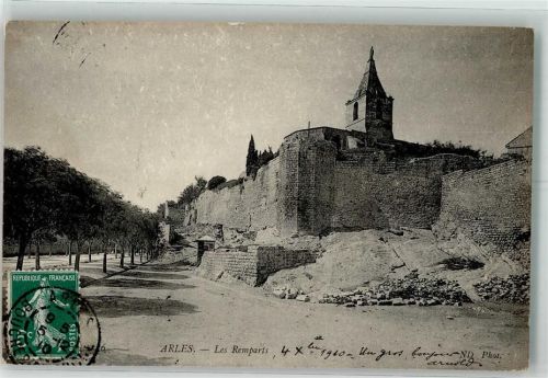 Arles 1910 Briefmarke Bildseite