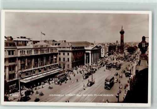 Dublin O´Connell Street Nelson Pillar Omnibus