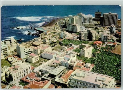 Puerto de la Cruz 1990 Fliegeraufnahme
