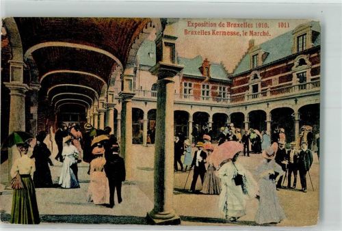 Brüssel 1910 Ausstellung 1910 Marktplatz