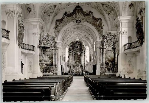 Mindelheim Foto Original aus Archiv eines Ansichtskartenverlags Jesuiten Kirche Ort handschriftlich