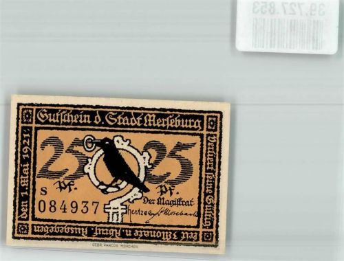 Merseburg 1921 25 Pfennig