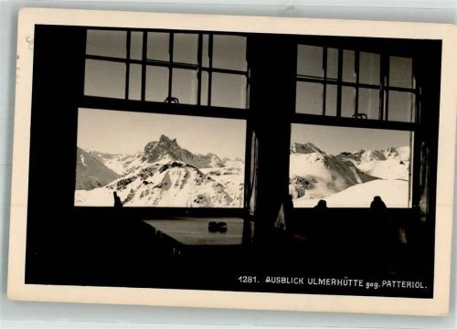 Ulmer Hütte Hüttenstempel winter