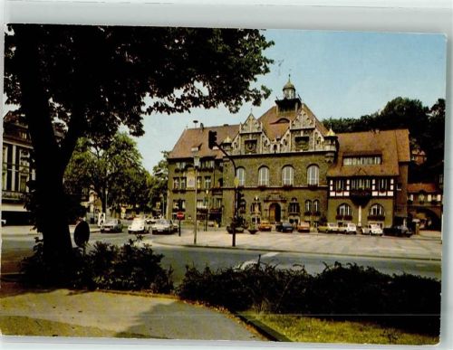 Bergisch Gladbach 1976 Rathaus Konrad Adenauer Platz Auto