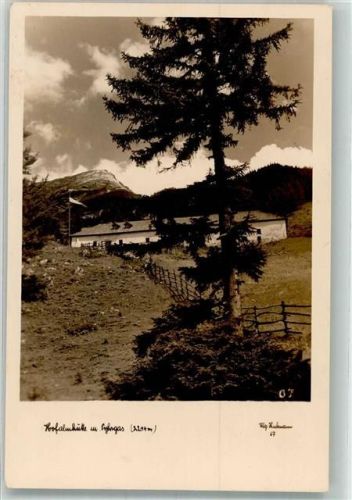 Hofalmhütte 1943 Hüttenstempel