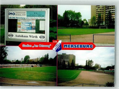 Merseburg Sportplatz Am Ottoweg des VfB IMO Merseburg Fotograf Günther Waßmuth