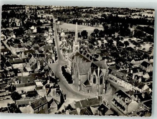 35890 Bourg-des-Comptes 1958 Foto AK Fliegeraufnahme