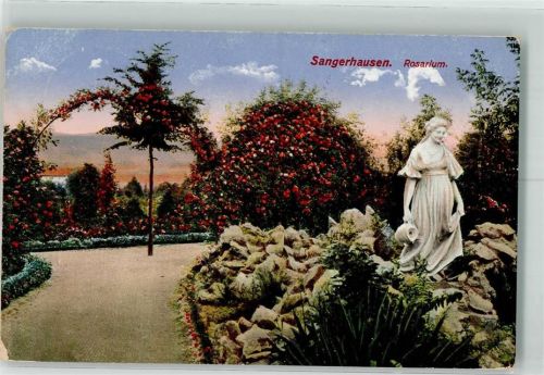 Sangerhausen 1917 Denkmal Rosarium Feldpost WK I
