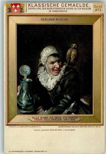 1900 Märchen Hille Bobbe, Hexe von Harlem von franz Hals - Gemälde Sammlung Serie I Nr. 3