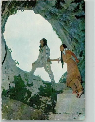 Winnetou II Teil R 8 Pierre Brice + Karin Dor