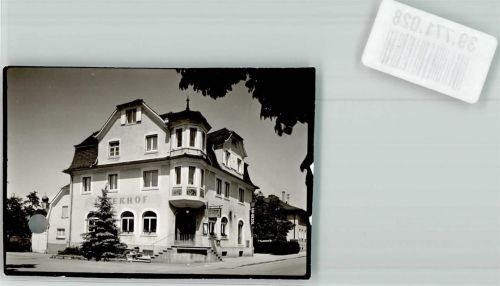 Kressbronn Gasthaus Peterhof Ort handschriftlich Foto Original aus Archiv eines Ansichtskartenverlags