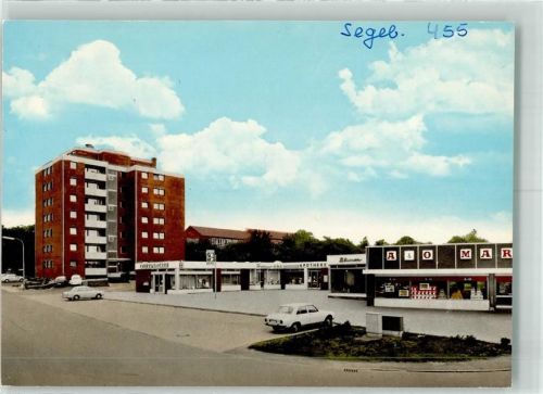 Bad Segeberg Theodor-Storm-Straße mit Sparkasse Kaufhaus A & O Markt und Apotheke