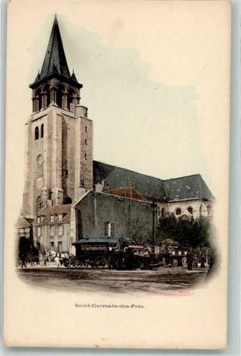Saint-Germain-des-Pres Kirche Straßenbahn