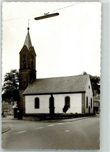 Hinterweidenthal Ev. Kirche Ort handschriftlich Foto Original aus Archiv eines Ansichtskartenverlags