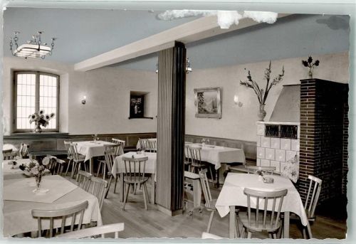Mengen Gasthaus Roter Ochse Gaststube Foto Original aus Archiv eines Ansichtskartenverlags Ort handschriftlich