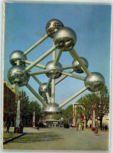 Brüssel Denkmal Atomium Ausstellung 1958