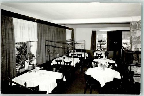 Nonnweiler Waldhotel Gaststube Foto Original aus Archiv eines Ansichtskartenverlags Ort handschriftlich