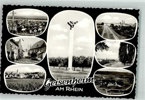 Geisenheim Flieger-Denkmal Rheingauer Dom Schloss Johannisberg Rheinanlagen Rothenberg
