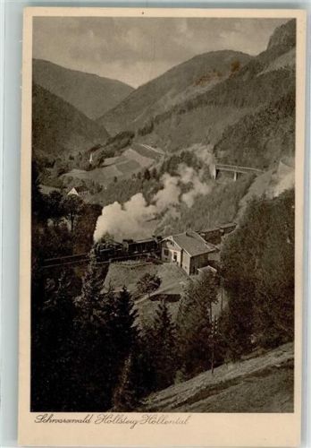 Höllsteig Schwarzwald Höllental Eisenbahn
