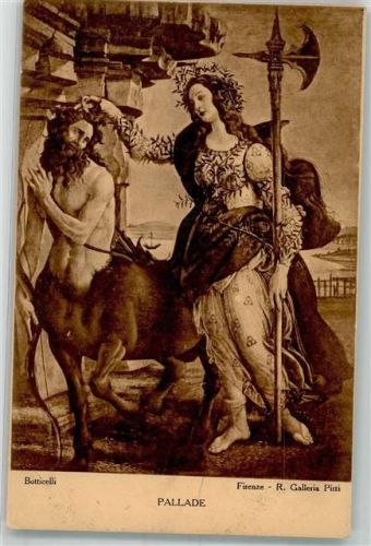 Boticelli Firenze - R. Galleria Pitti - Pallade Zentaur