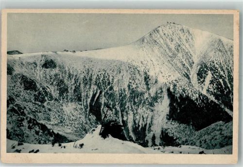 Schneekoppe Riesengebirge Foto AK