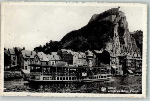 Dinant Burg Dampfschiff Foto AK
