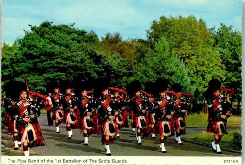 Edinburgh 1972 The Pipe Band The Scots Guards Ort lt. Stempel