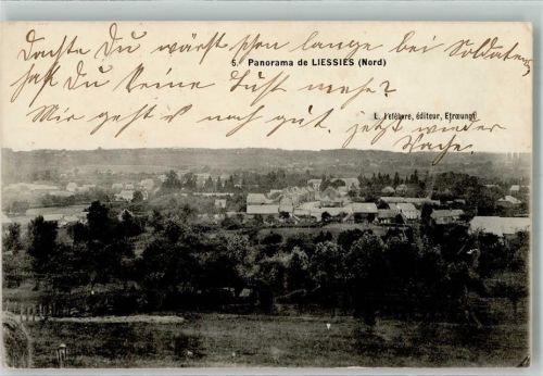 Liessies 1914 Feldpost WK I Feldpoststation 21