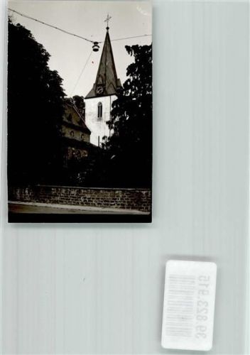 Gimbsheim Kirche Ort handschriftlich Foto Original aus Archiv eines Ansichtskartenverlags