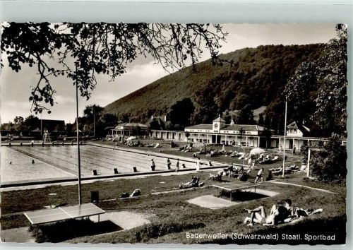 Badenweiler Staatl. Sportbad Tischtennis