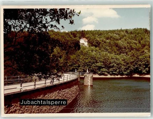 58566 W5883 Kierspe FOTO KEINE AK Jubachtalsperre Ort handschriftlich Foto Original aus Archiv eines Ansichtskartenverlags