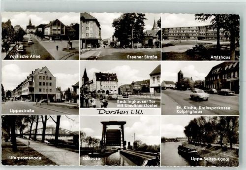 Dorsten Vestische Allee Lippestrasse Essenstrasse Ursulinenkloster amtshaus Schluese
