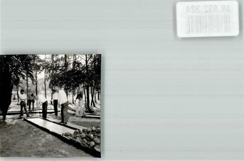 Glane Foto Original aus Archiv eines Ansichtskartenverlags Minigolf Ort handschriftlich