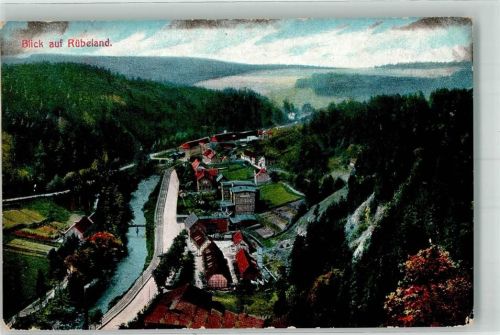Rübeland Der Ort am Ufer der Bode Werbung Bahnverbindung Blankenburg-Rübeland-Dreiannen-Hohne Offizielle Karte 3 Verlag Stolle Nr. 644