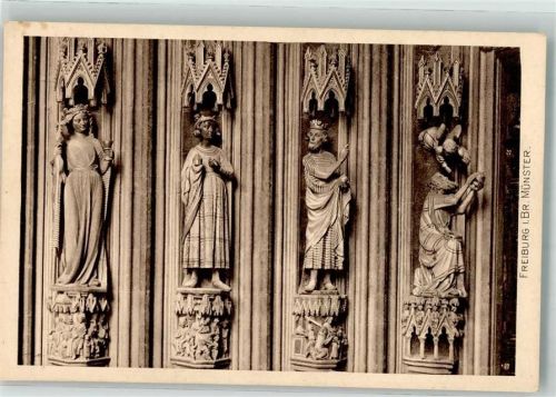 Freiburg Münster Hauptportal Die Kirche u. d. hl. 3 Könige Nr. 39