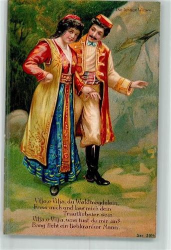 1909 Die lustige Witwe Tracht