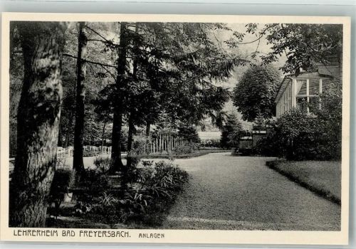 72250 W7605 Bad Freyersbach , Renchtal - Parkanlagen des Lehrerheimes