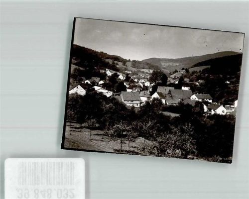 Unter-Flockenbach Ort handschriftlich Foto Original aus Archiv eines Ansichtskartenverlags