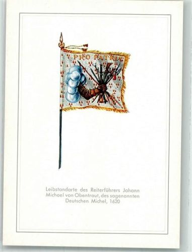Leibstandarte Reitführer Johann Michael von Obentraut Pro Patria